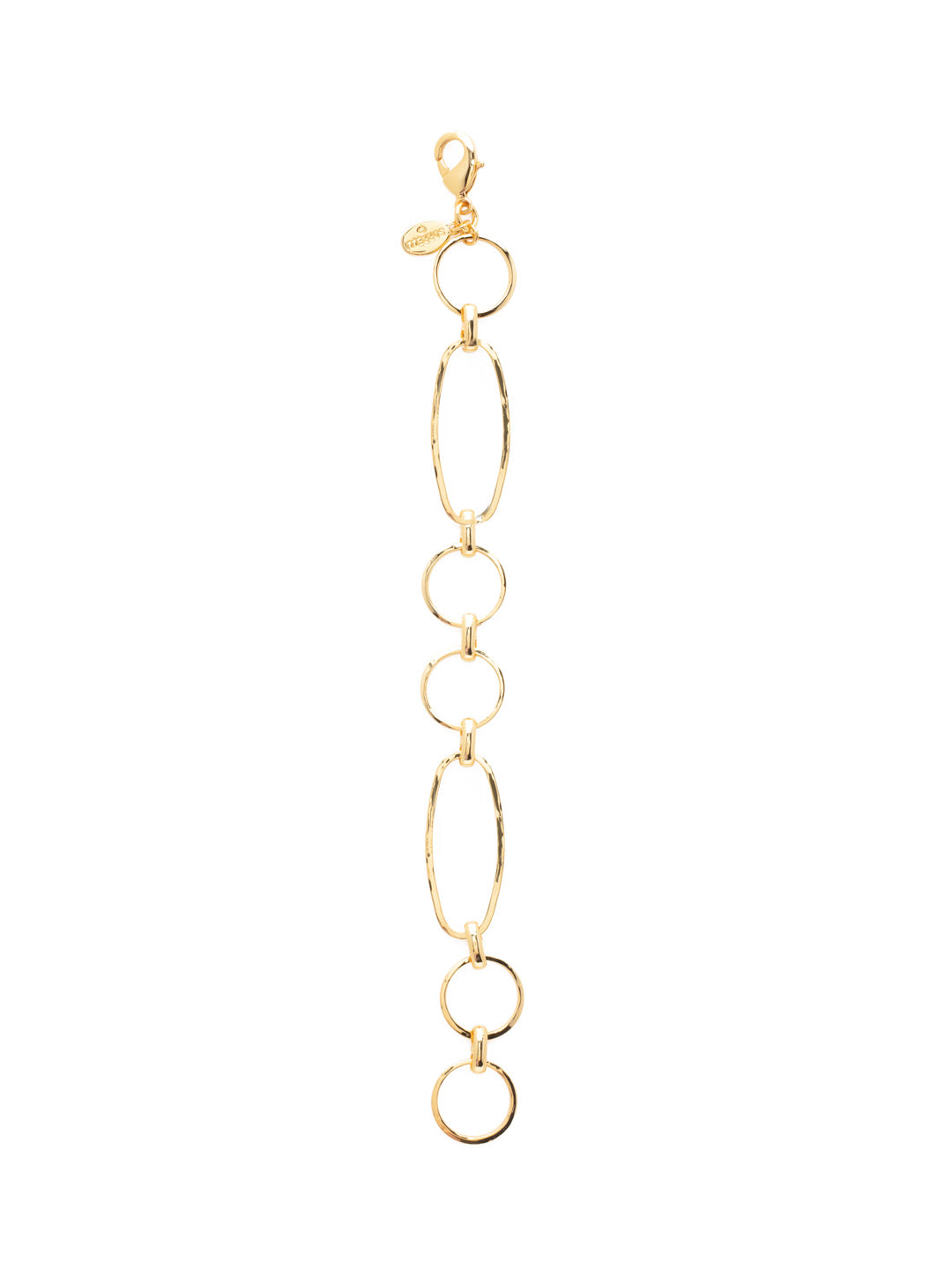 Sabrina Tennis Bracelet - 4BEV6BGMTL - <p>The Sabrina tennis bracelet elevates a classic chain link using varying sizes of links; perfect for every occasion. From Sorrelli's Bare Metallic collection in our Bright Gold-tone finish.</p>