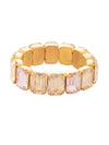 Emerald Cut Stretch Bracelet