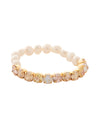 Pearl and Crystal Stretch Bracelet