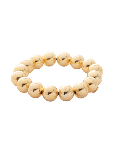 Chunky Zola Stretch Bracelet - 4BFS90BGMTL - <p>The Chunky Zola Stretch Bracelet features bold chunky metal beads on a sturdy jewelers' filament, stretching to fit most wrists comfortably, without the hassle of a clasp! (7 inches in diameter, fits average wrist sizes) From Sorrelli's Bare Metallic collection in our Bright Gold-tone finish.</p>