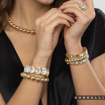 Chunky Zola Stretch Bracelet - 4BFS90BGMTL