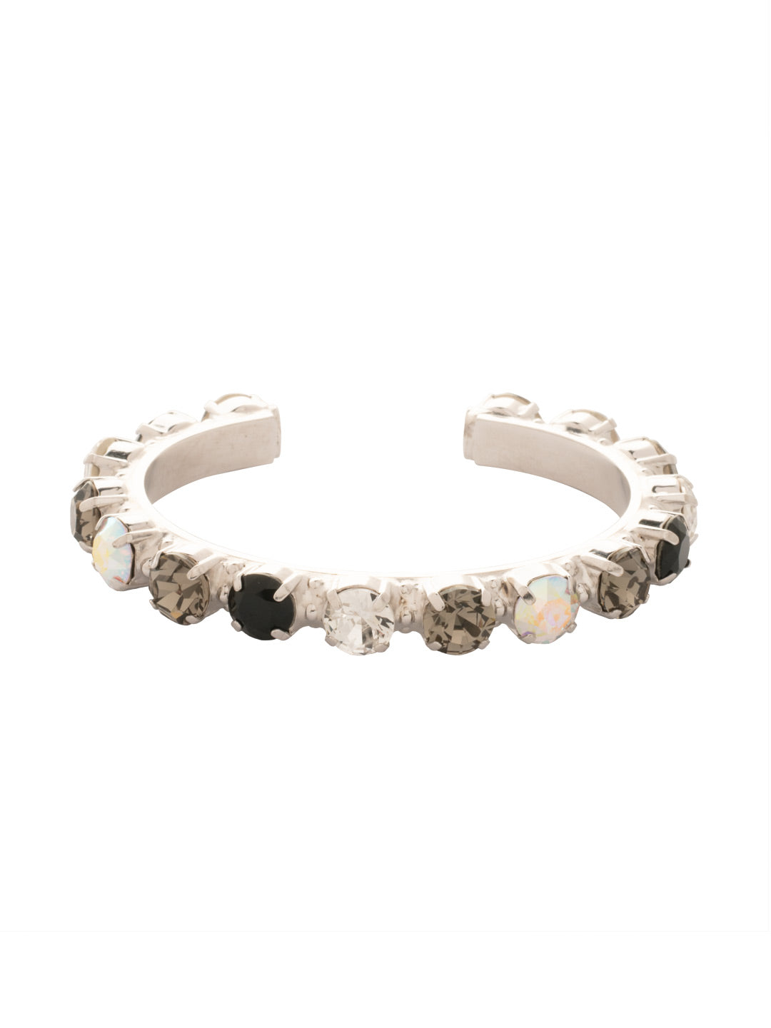 Riveting Romance Cuff Bracelet - BCL23PDEM - <p>Truly antique-inspired, this piece can be mixed and matched in so many ways. Wear it with a vintage inspired outfit, or add a twist to a modern trend. This piece will match with everything! From Sorrelli's Evening Moon collection in our Palladium finish.</p>