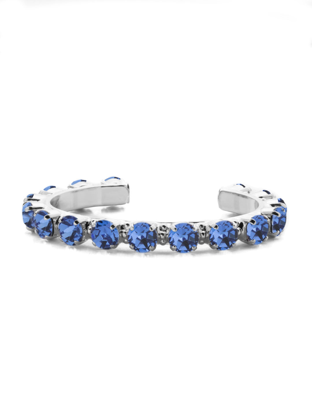 Riveting Romance Cuff Bracelet - BCL23PDSAP - <p>Truly antique-inspired, this piece can be mixed and matched in so many ways. Wear it with a vintage inspired outfit, or add a twist to a modern trend. This piece will match with everything! From Sorrelli's Sapphire collection in our Palladium finish.</p>