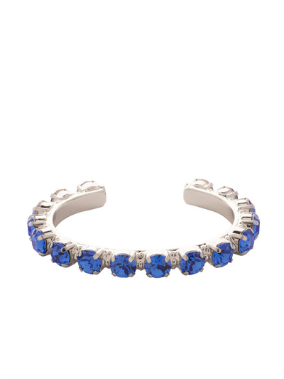 Riveting Romance Cuff Bracelet - BCL23RHSAP - <p>Truly antique-inspired, this piece can be mixed and matched in so many ways. Wear it with a vintage inspired outfit, or add a twist to a modern trend. This piece will match with everything! From Sorrelli's Sapphire collection in our Palladium Silver-tone finish.</p>