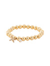 Cross & Pearl Zola Stretch Bracelet