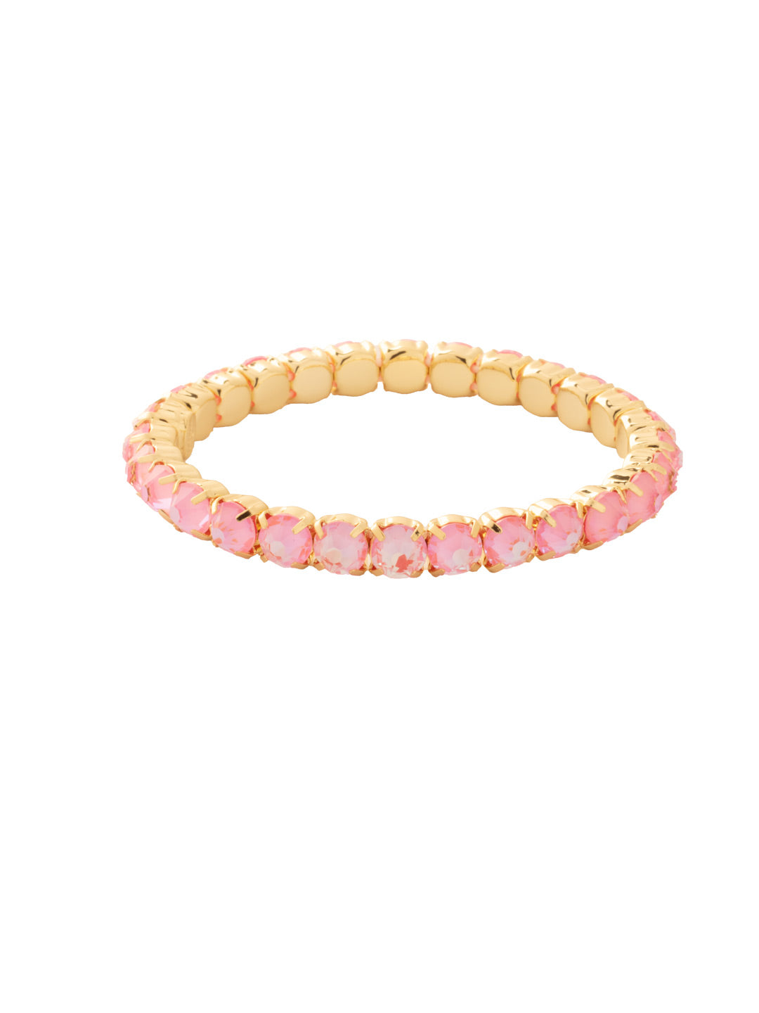 Mini Sienna Stretch Bracelet - BFD52BGLRD - <p>The Mini Sienna Stretch Bracelet is a mini take on a bestselling style! The Mini Sienna Stretch Bracelet features a line of small round crystals on a sturdy jewelers' filament, stretching to fit most wrists comfortably, without the hassle of a clasp! From Sorrelli's Light Rose Delite collection in our Bright Gold-tone finish.</p>
