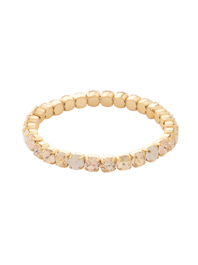 Mini Sienna Stretch Bracelet - BFD52MGGGO - <p>The Mini Sienna Stretch Bracelet is a mini take on a bestselling style! The Mini Sienna Stretch Bracelet features a line of small round crystals on a sturdy jewelers' filament, stretching to fit most wrists comfortably, without the hassle of a clasp! From Sorrelli's Golden Goddess collection in our Matte Gold-tone finish.</p>