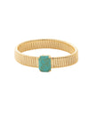 Single Emerald Stretch Bracelet