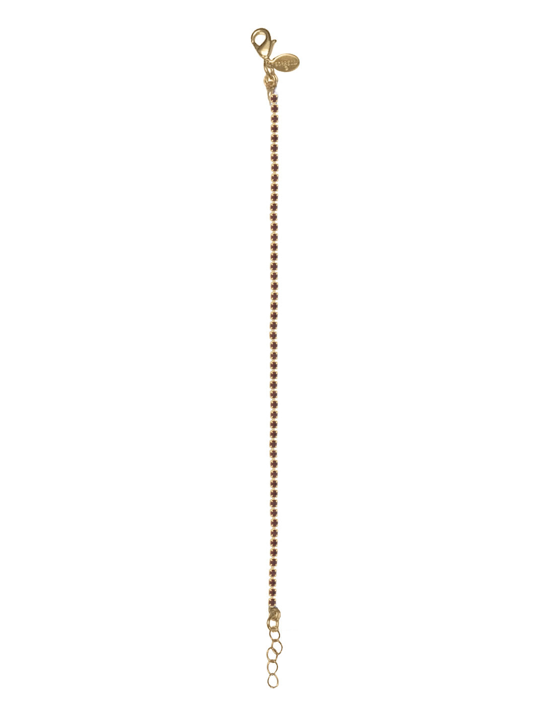 Mini Marnie Tennis Bracelet - BFS32BGMS - <p>Featuring shimmering crystals, this classic line bracelet adds a touch of refined glamour. The adjustable design and lobster claw clasp ensure both style and comfort. From Sorrelli's Maple Syrup collection in our Bright Gold-tone finish.</p>