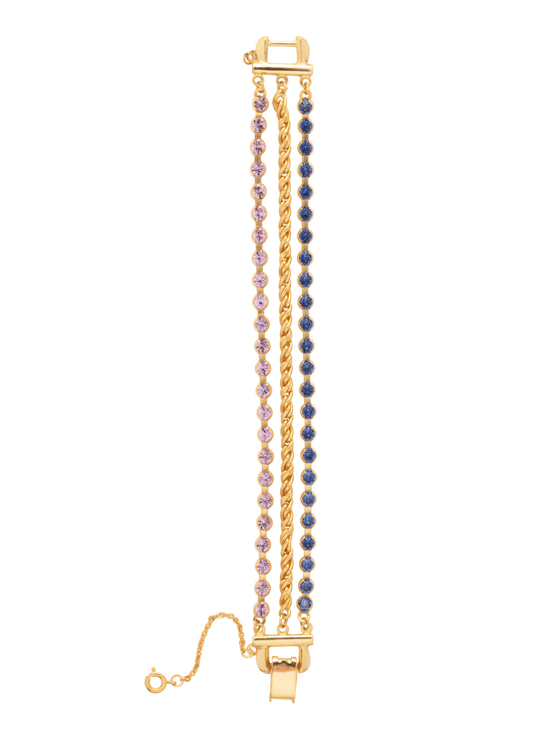 Product Image: Crystal Rope Chain Layered Tennis Bracelet