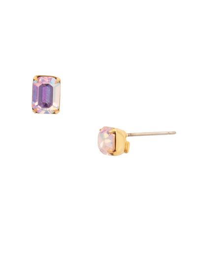 Mini Emerald Cut Stud Earrings - EBY42BGCON - <p>Simply sophisticated. The mini emerald cut stud earrings can be worn alone or paired with anything for an extra accent to any wardrobe. From Sorrelli's Confetti  collection in our Bright Gold-tone finish.</p>