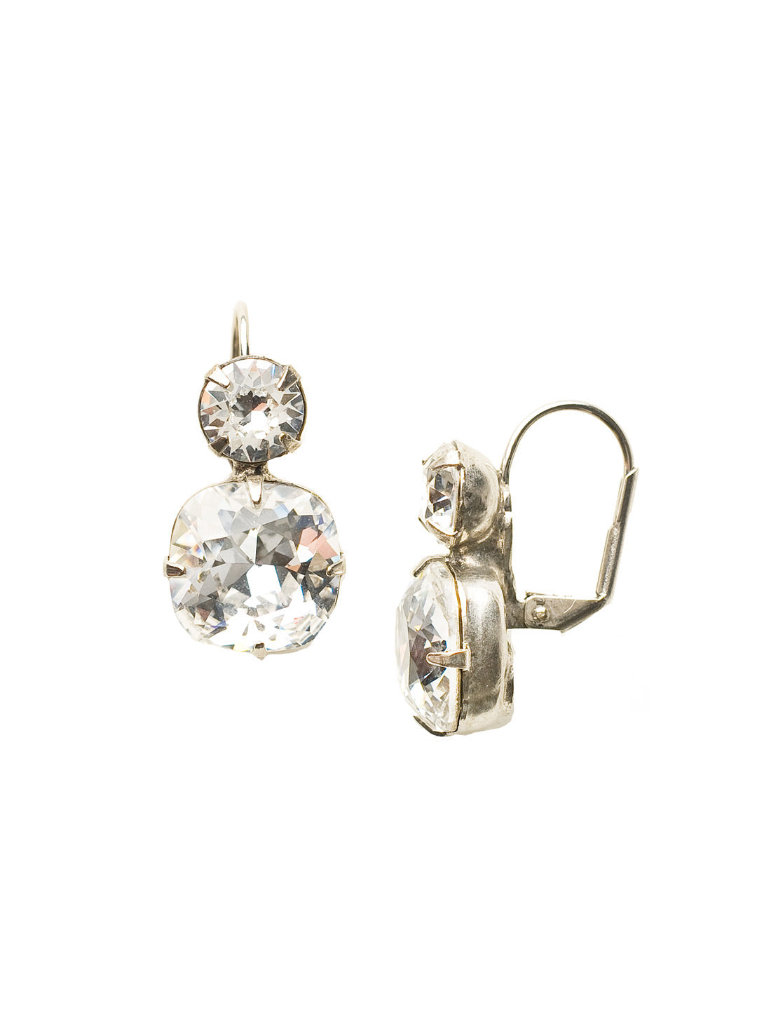 Round Crystal Stud Earrings — Santa Fe Momma Boutique