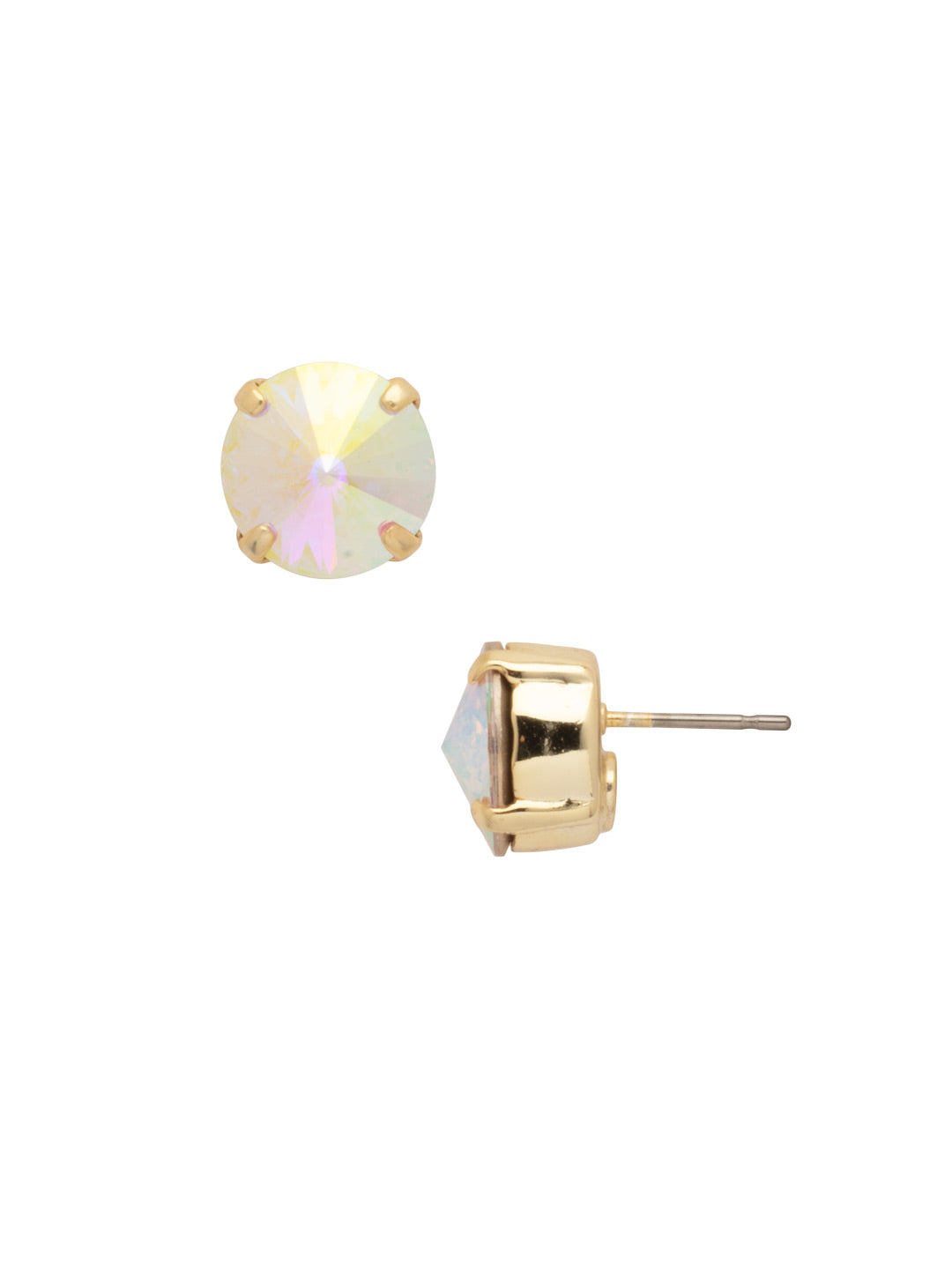 London Stud Earrings - ECM14BGICL - <p>Everyone needs a great pair of studs. Add some classic sparkle to any occasion with these stud earrings. Need help picking a stud? <a href="https://www.sorrelli.com/blogs/sisterhood/round-stud-earrings-101-a-rundown-of-sizes-styles-and-sparkle">Check out our size guide!</a> From Sorrelli's Icicle collection in our Bright Gold-tone finish.</p>