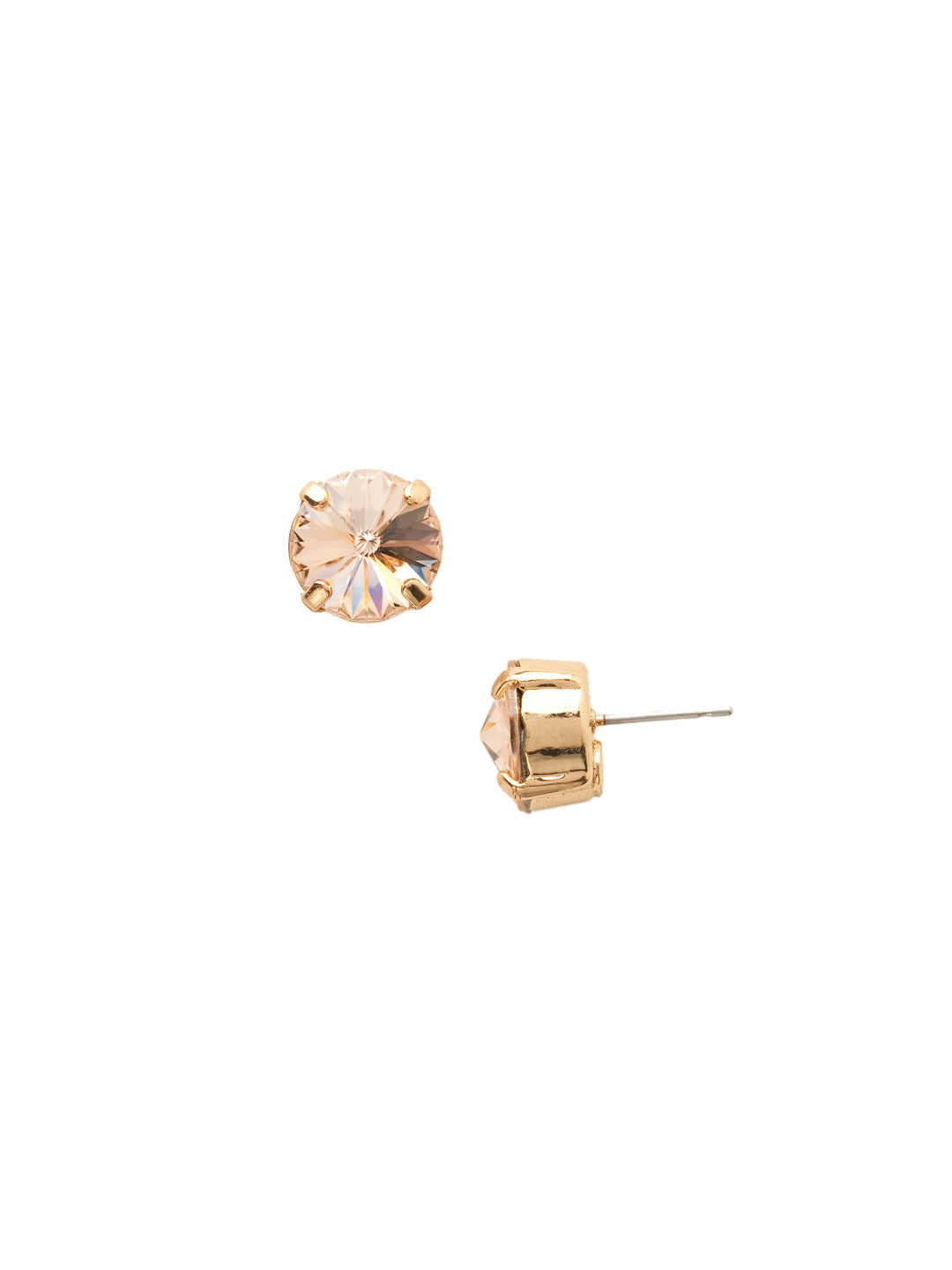 London Stud Earrings - ECM14BGLPE - <p>Everyone needs a great pair of studs. Add some classic sparkle to any occasion with these stud earrings. Need help picking a stud? <a href="https://www.sorrelli.com/blogs/sisterhood/round-stud-earrings-101-a-rundown-of-sizes-styles-and-sparkle">Check out our size guide!</a> From Sorrelli's Light Peach collection in our Bright Gold-tone finish.</p>