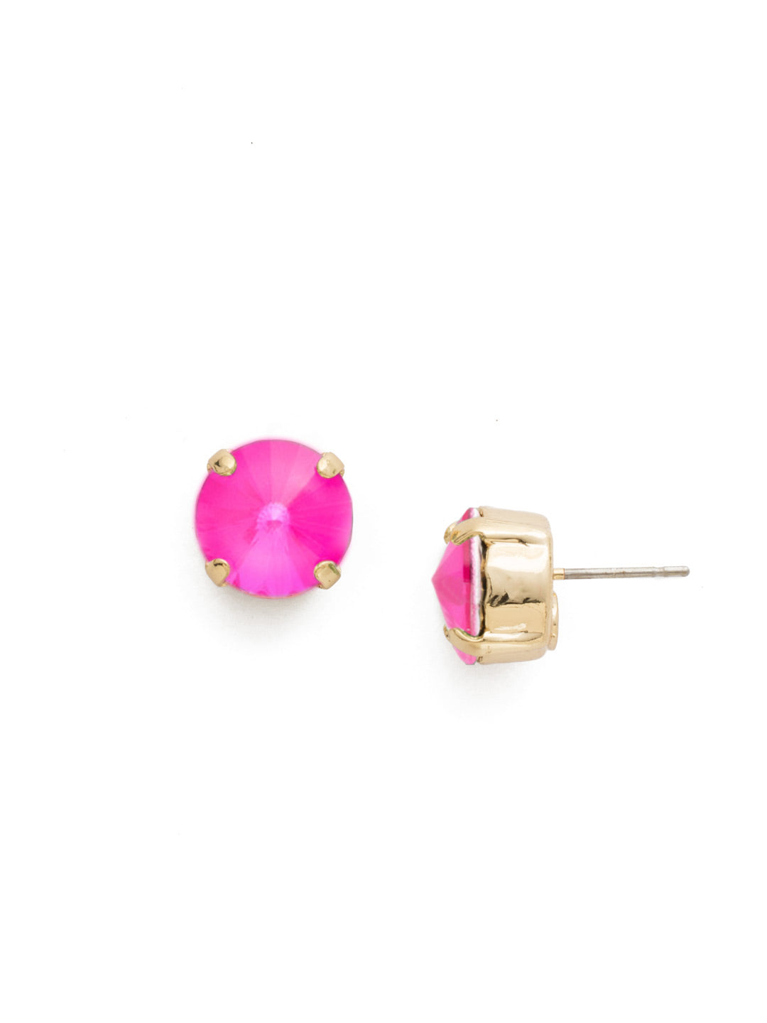 London Stud Earrings - ECM14BGWDW - <p>Everyone needs a great pair of studs. Add some classic sparkle to any occasion with these stud earrings. Need help picking a stud? <a href="https://www.sorrelli.com/blogs/sisterhood/round-stud-earrings-101-a-rundown-of-sizes-styles-and-sparkle">Check out our size guide!</a> From Sorrelli's Wild Watermelon collection in our Bright Gold-tone finish.</p>