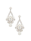 Open Pear Statement Earring