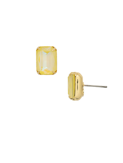 Everyday Stud Earrings - ECT11BGLTD - <p>Simple studs never go out of style! Try this single cut crystal on a post for everyday sparkle. From Sorrelli's Light Topaz Delite collection in our Bright Gold-tone finish.</p>