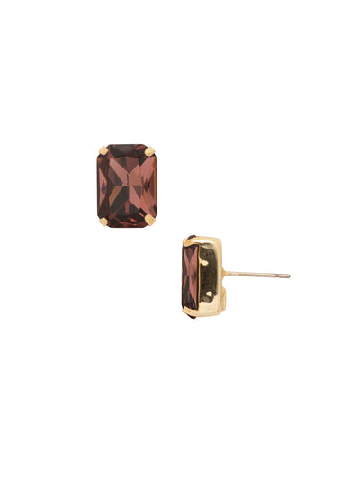 Everyday Stud Earrings - ECT11BGMS - <p>Simple studs never go out of style! Try this single cut crystal on a post for everyday sparkle. From Sorrelli's Maple Syrup collection in our Bright Gold-tone finish.</p>