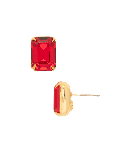 Everyday Stud Earrings - ECT11BGRCP - <p>Simple studs never go out of style! Try this single cut crystal on a post for everyday sparkle. From Sorrelli's Red Carpet collection in our Bright Gold-tone finish.</p>