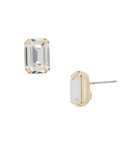 Everyday Stud Earrings - ECT11MGCRY - <p>Simple studs never go out of style! Try this single cut crystal on a post for everyday sparkle. From Sorrelli's Crystal collection in our Matte Gold-tone finish.</p>