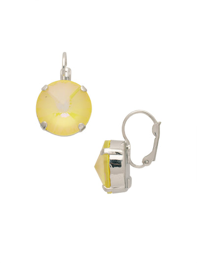 Radiant Round Dangle Earring - EDH108PDLTD - <p>Shine on! This bright, petite earring offers sparkle for days and integrated seamlessly into any look.. From Sorrelli's Light Topaz Delite collection in our Palladium finish.</p>