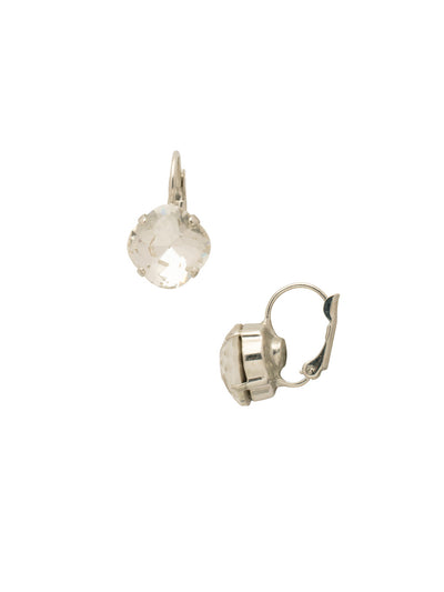 Cushion-Cut Dangle Earrings - EDL12RHCRY - <p>A simple, yet stunning earring featuring a cushion cut crystal that will never go out of style. From Sorrelli's Crystal collection in our Palladium Silver-tone finish.</p>