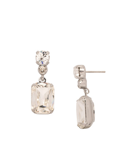 Edith Dangle Earrings - EDL23PDCRY - <p>Drop statement earring. From Sorrelli's Crystal collection in our Palladium finish.</p>