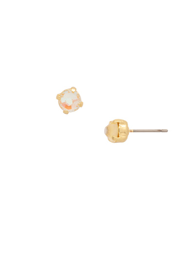 Jayda Stud Earrings - EDN32BGLTD - <p>The Jayda Stud Earrings are the perfect every day wardrobe staple. A round crystal nestles perfectly in a metal plated post with four prongs. </p><p>Need help picking a stud? <a href="https://www.sorrelli.com/blogs/sisterhood/round-stud-earrings-101-a-rundown-of-sizes-styles-and-sparkle">Check out our size guide!</a> From Sorrelli's Light Topaz Delite collection in our Bright Gold-tone finish.</p>