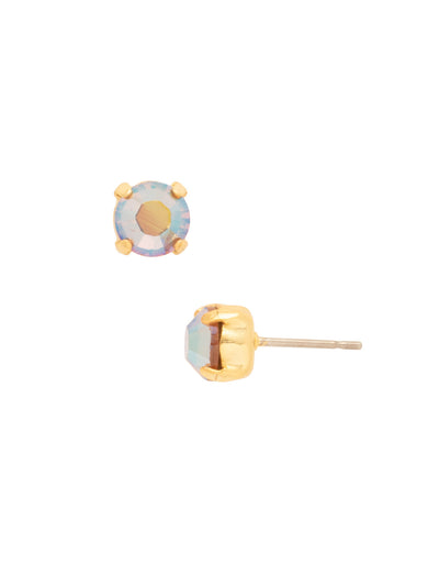 Jayda Stud Earrings - EDN32BGMS - <p>The Jayda Stud Earrings are the perfect every day wardrobe staple. A round crystal nestles perfectly in a metal plated post with four prongs. </p><p>Need help picking a stud? <a href="https://www.sorrelli.com/blogs/sisterhood/round-stud-earrings-101-a-rundown-of-sizes-styles-and-sparkle">Check out our size guide!</a> From Sorrelli's Maple Syrup collection in our Bright Gold-tone finish.</p>