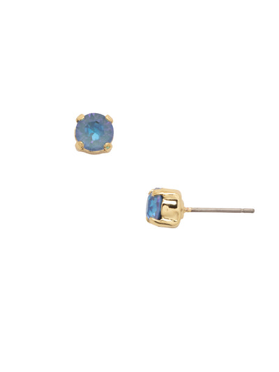 Jayda Stud Earrings - EDN32BGOCD - <p>The Jayda Stud Earrings are the perfect every day wardrobe staple. A round crystal nestles perfectly in a metal plated post with four prongs. </p><p>Need help picking a stud? <a href="https://www.sorrelli.com/blogs/sisterhood/round-stud-earrings-101-a-rundown-of-sizes-styles-and-sparkle">Check out our size guide!</a> From Sorrelli's Ocean Delite collection in our Bright Gold-tone finish.</p>