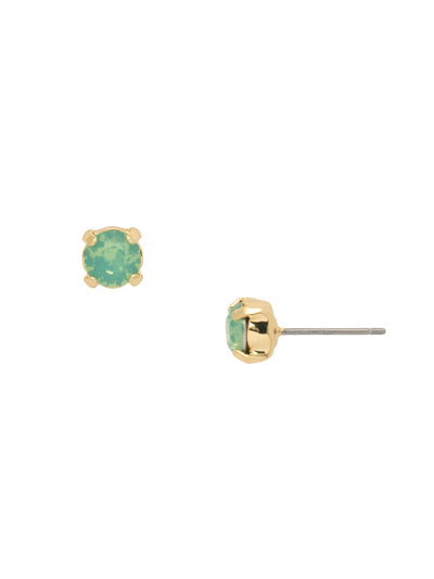 Jayda Stud Earrings - EDN32BGPAC - <p>The Jayda Stud Earrings are the perfect every day wardrobe staple. A round crystal nestles perfectly in a metal plated post with four prongs. </p><p>Need help picking a stud? <a href="https://www.sorrelli.com/blogs/sisterhood/round-stud-earrings-101-a-rundown-of-sizes-styles-and-sparkle">Check out our size guide!</a> From Sorrelli's Pacific Opal collection in our Bright Gold-tone finish.</p>