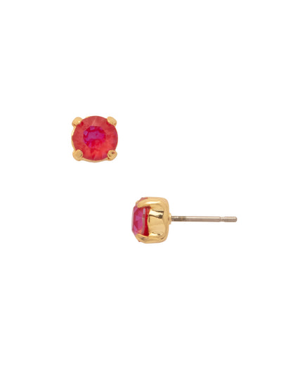 Jayda Stud Earrings - EDN32BGRCP - <p>The Jayda Stud Earrings are the perfect every day wardrobe staple. A round crystal nestles perfectly in a metal plated post with four prongs. </p><p>Need help picking a stud? <a href="https://www.sorrelli.com/blogs/sisterhood/round-stud-earrings-101-a-rundown-of-sizes-styles-and-sparkle">Check out our size guide!</a> From Sorrelli's Red Carpet collection in our Bright Gold-tone finish.</p>