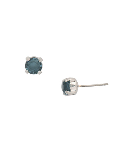 Jayda Stud Earrings - EDN32PDMON - <p>The Jayda Stud Earrings are the perfect every day wardrobe staple. A round crystal nestles perfectly in a metal plated post with four prongs. </p><p>Need help picking a stud? <a href="https://www.sorrelli.com/blogs/sisterhood/round-stud-earrings-101-a-rundown-of-sizes-styles-and-sparkle">Check out our size guide!</a> From Sorrelli's Montana collection in our Palladium finish.</p>