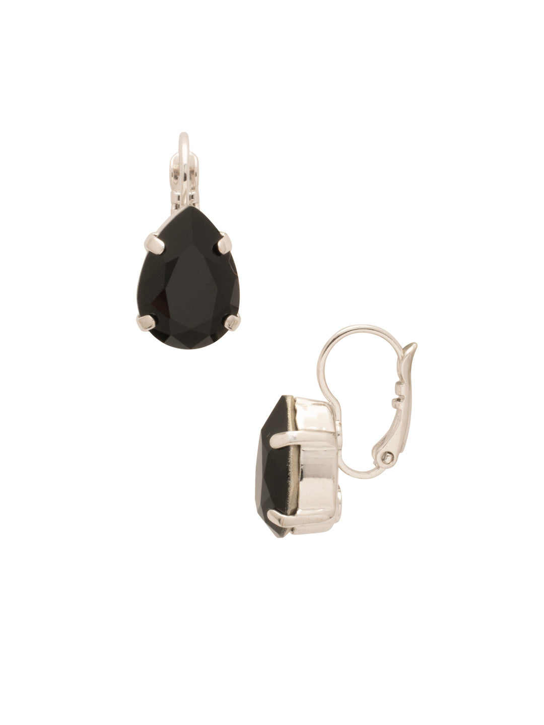 Timeless Teardrop Dangle Earrings - EDQ3PDEM - <p>A beautifully basic drop earring. These classic teardrop french wire earrings are perfect for any occasion, especially the everyday look. A timeless treasure that will sparkle season after season. From Sorrelli's Evening Moon collection in our Palladium finish.</p>