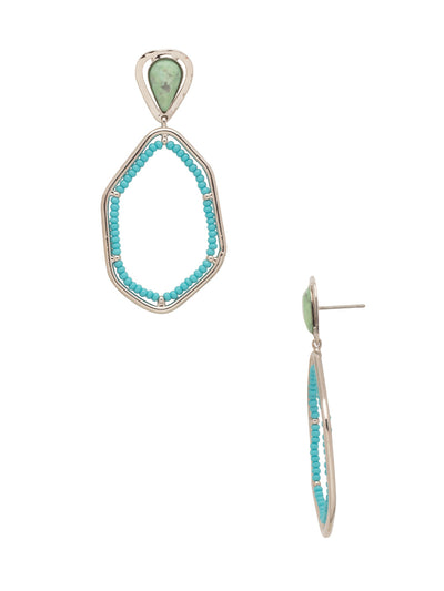 Wrenlee Statement Earrings - EEJ112RHTHT - <p>From Sorrelli's Tahitian Treat collection in our Palladium Silver-tone finish.</p>