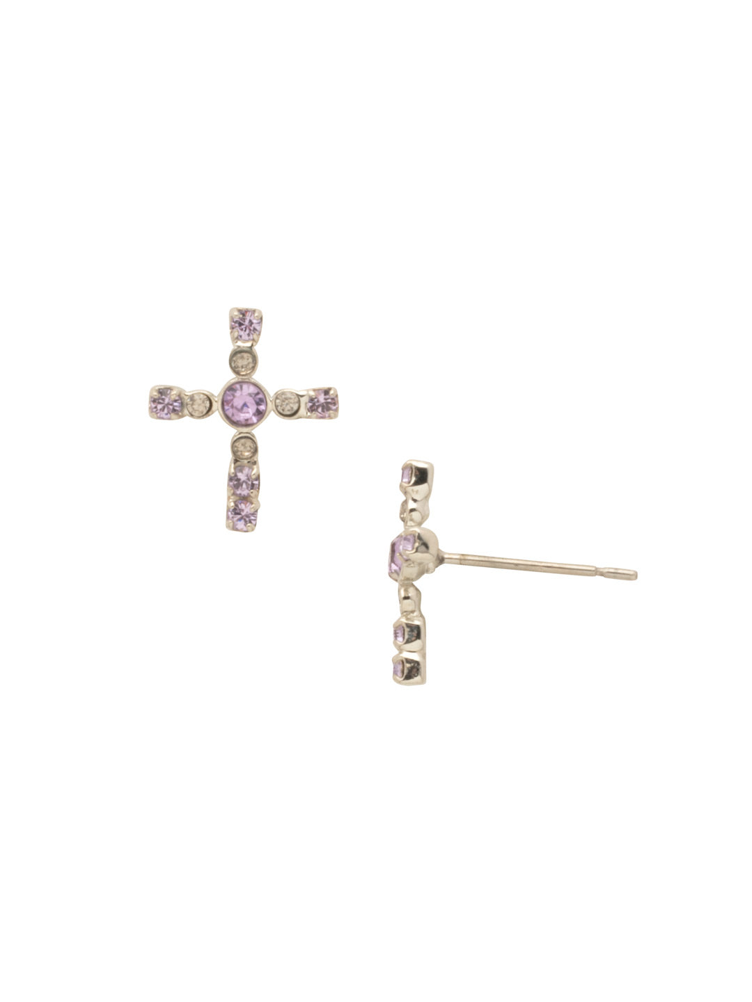 Miley Cross Stud Earring - EEN1PDLCH