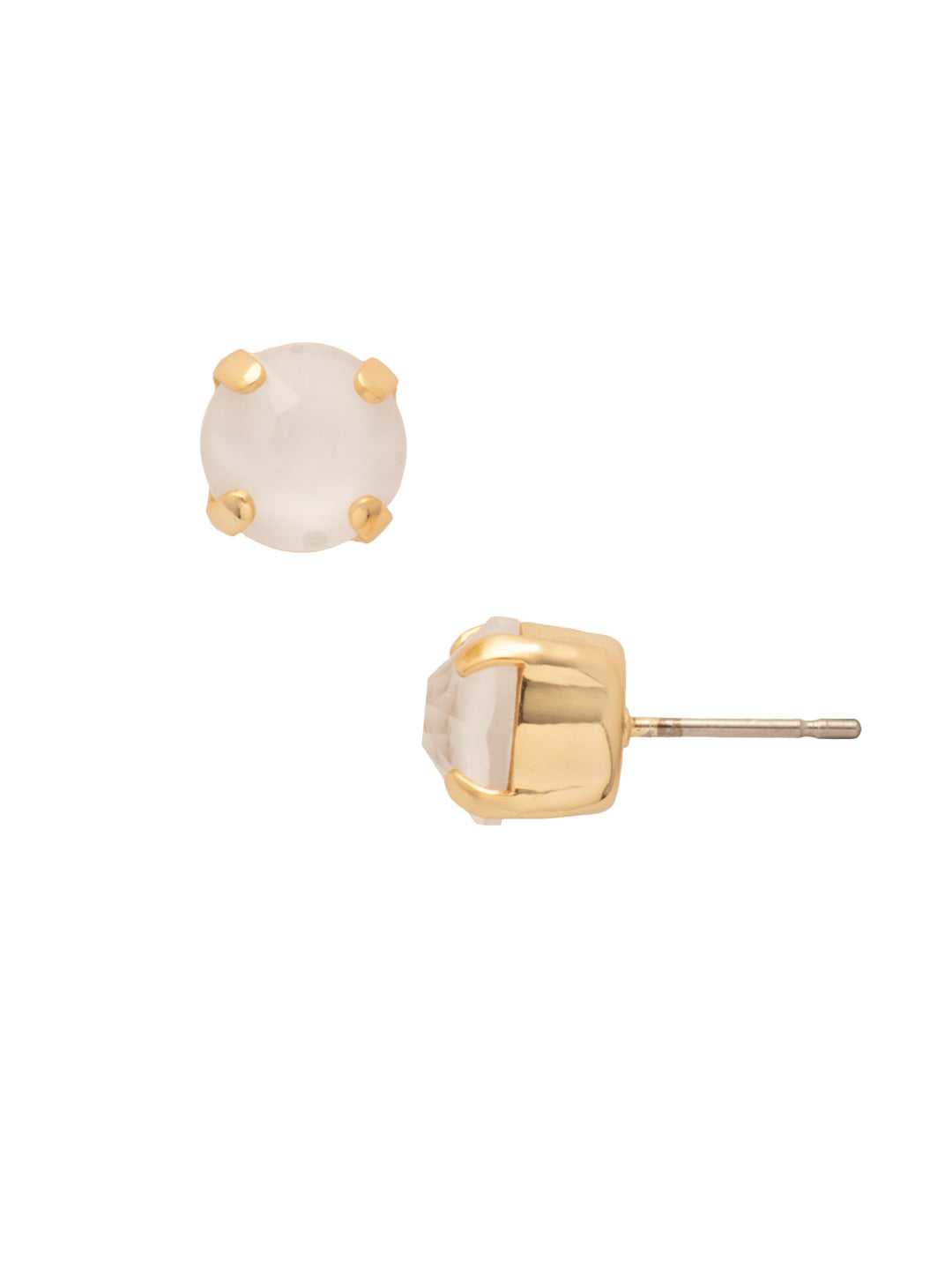 Simple Stud Earrings - EFC99BGICL - <p>The Simple Stud Earrings feature a single solid crystal on a surgical steel post, creating a small but sparkly everyday staple! Need help picking a stud? <a href="https://www.sorrelli.com/blogs/sisterhood/round-stud-earrings-101-a-rundown-of-sizes-styles-and-sparkle">Check out our size guide!</a> From Sorrelli's Icicle collection in our Bright Gold-tone finish.</p>