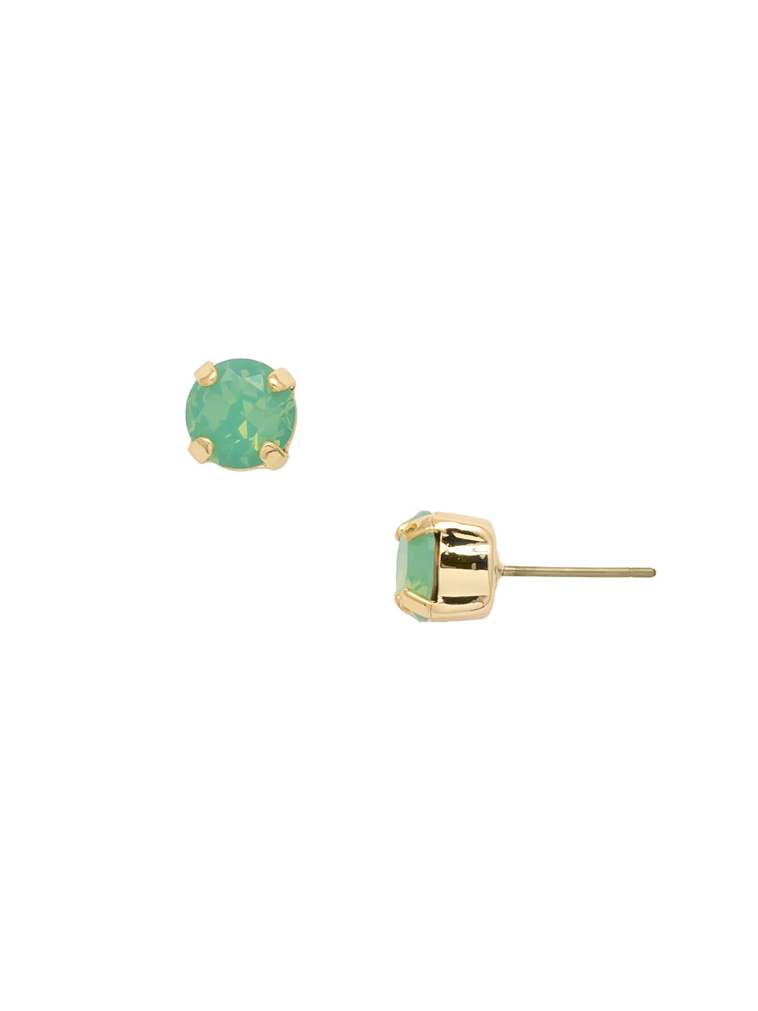 Simple Stud Earrings - EFC99BGPAC - <p>The Simple Stud Earrings feature a single solid crystal on a surgical steel post, creating a small but sparkly everyday staple! Need help picking a stud? <a href="https://www.sorrelli.com/blogs/sisterhood/round-stud-earrings-101-a-rundown-of-sizes-styles-and-sparkle">Check out our size guide!</a> From Sorrelli's Pacific Opal collection in our Bright Gold-tone finish.</p>