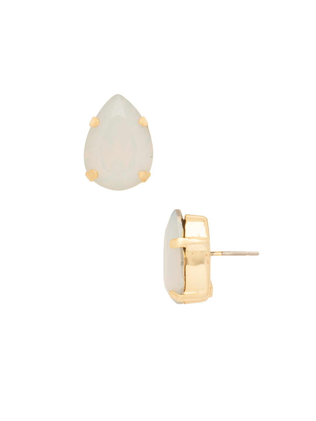 Eileen Stud Earrings - EFF100BGICL - <p>The Eileen Stud Earrings feature a single pear cut candy gem crystal on a post. From Sorrelli's Icicle collection in our Bright Gold-tone finish.</p>