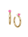 Keeley Studded Hoop Earrings