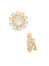 Kelly Statement Clip On Earrings