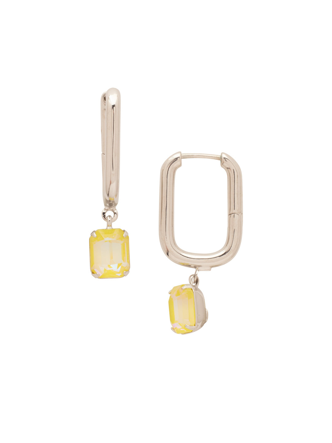 Product Image: Octavia Rectangle Hoop Earrings