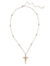 Dierdre Cross Pendant Necklace