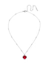 Cushion-Cut Pendant Necklace