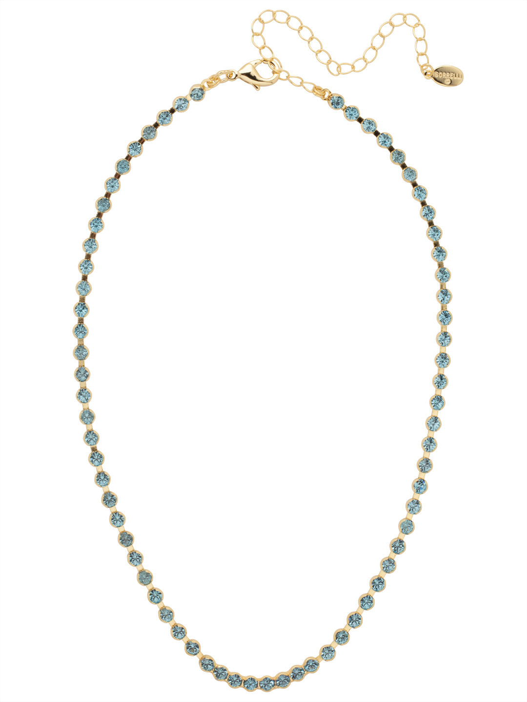 Marnie Tennis Necklace - NFA2BGCON - <p>Perfect for dressing up or down, the classic Marnie Tennis Necklace features a repeating line of crystals secured by a lobster claw clasp. From Sorrelli's Confetti  collection in our Bright Gold-tone finish.</p>