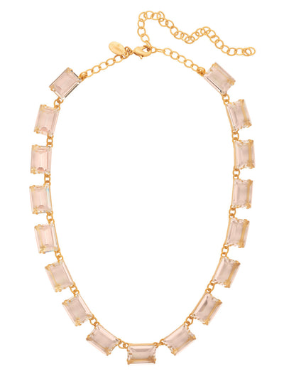 Julianna Tennis Necklace - NFJ9MGGGO - <p>The Julianna Tennis Necklace features a repeating line of emerald cut crystals on an adjustable chain, secured with a lobster claw clasp. From Sorrelli's Golden Goddess collection in our Matte Gold-tone finish.</p>