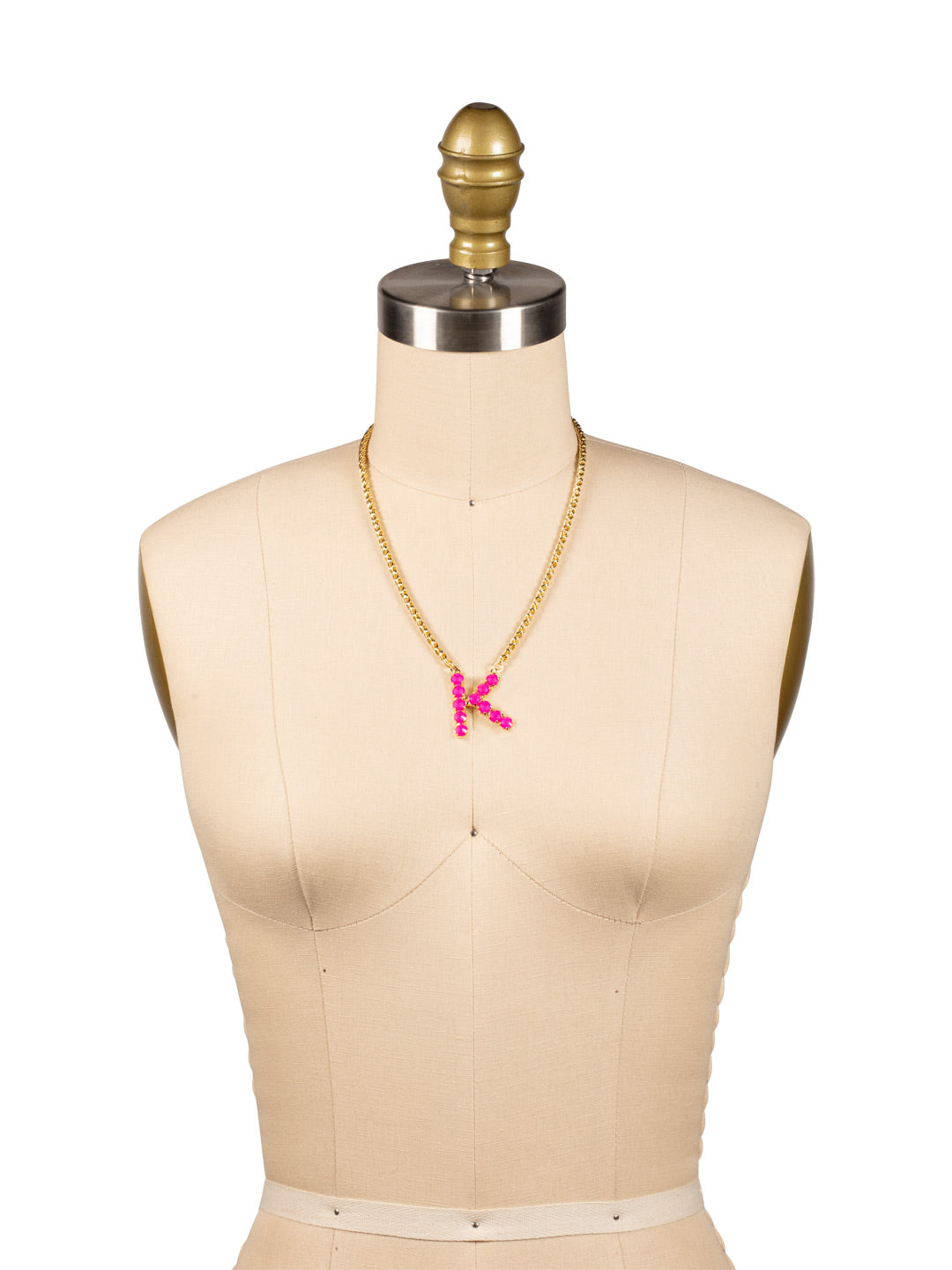 K Initial Rope Pendant Necklace - NFK30BGWDW
