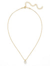 Aria Studded Pendant Necklace