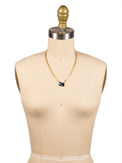 Emerald Pear Pendant Necklace - NFN3BGEB