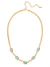 Octavia Half Crystal Tennis Necklace
